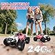 Ferngesteuertes Auto Mädchen ab 6 8 10 Jahre, 1:18 Offroad RC Auto, 36+km/h RC Car, 2,4 GHz All Terrain Remote Control Car, 4WD RTR Ferngesteuerte Autos Erwachsene Kinder (Pink)