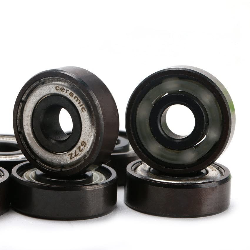 627ZZ/627Z/627-2RS Quad Skating Ball Bearing 7x22x7mm Artistic Skates Roller Skating Bearings DINGGUANGHE(8pcs 627z Si3n4 6ball)