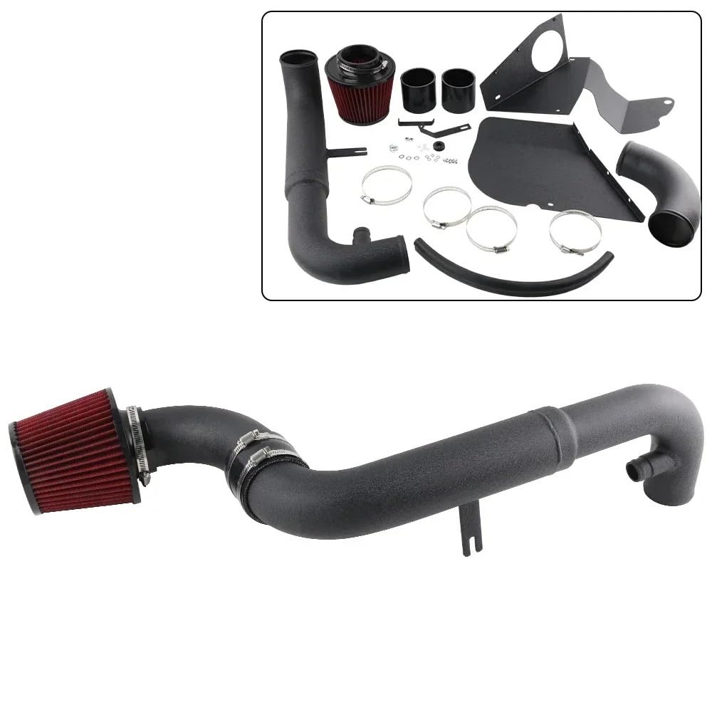 zestaw rur dolotu Zestaw dolotowy zimnego powietrza silnika EA888 Osłona termiczna + filtr + rura pasująca do Vw Tiguan MK1 MK3 MK2 2.0 powietrza do samochodu