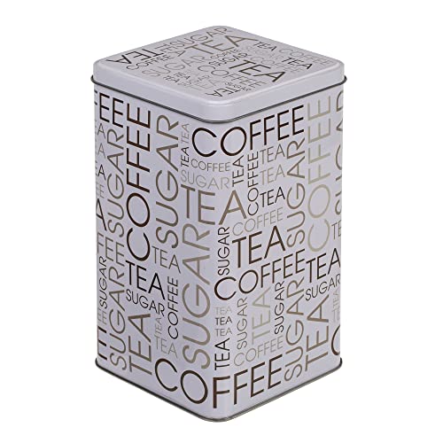 EPIGEIST 2 Stück Rote Teedosen - Luftdichte Blechdosen 10x10x11,5cm Für Tee & Küche