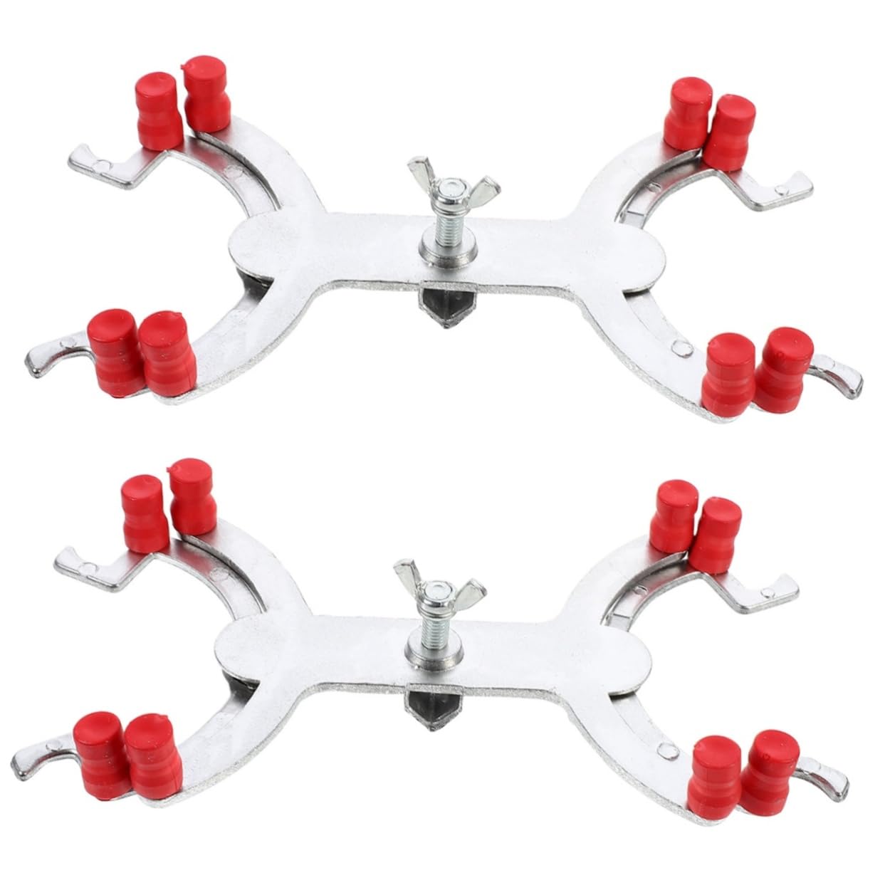 PRETYZOOM 2pcs Aluminum Clamp Titration Clamp Lab Experiment Supply Graduation Easy to Use