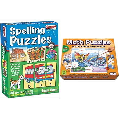Smart Spelling Puzzles & Math Puzzles - Multiplication and Division (B085PBBGH8) Amazon Price History, Amazon Price Tracker