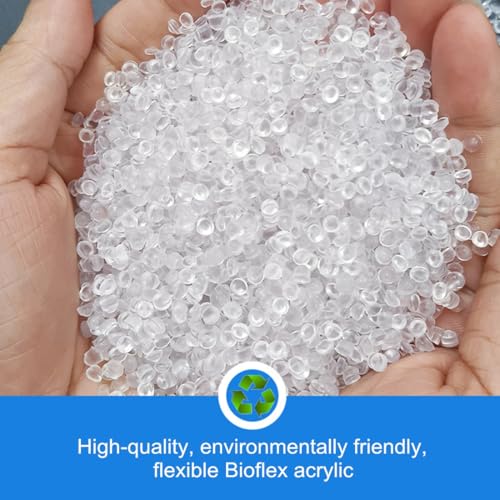 16g Clear Nose Studs Plastic Helix Piercing Jewelry for Women Men 16 Gauge Bioflex Earrings Lobe Piercing Retainers for Work Sport Surgery Sensitive Ears Lip Tongue Piercing Rings 12pcs3