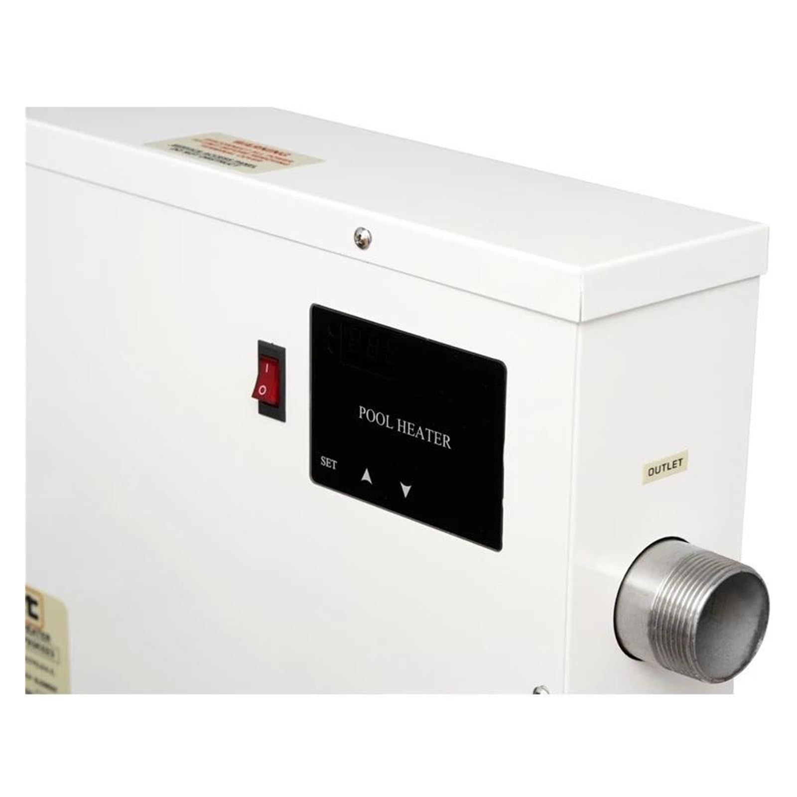 Calentador de Piscina, Termostato calentador de agua Digital eléctrico, piscina, SPA, bañera hidromasaje, calefacción baño, temperatura ajustable(18KW 380V)