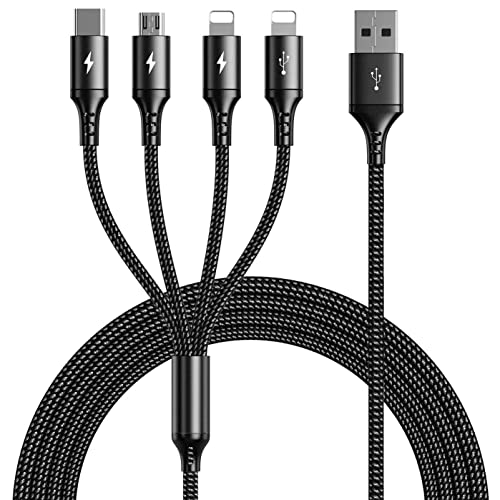 4 In 1 Multi USB Charging Cable Fast Charger Cord For IPhone/Type C - Foto 4