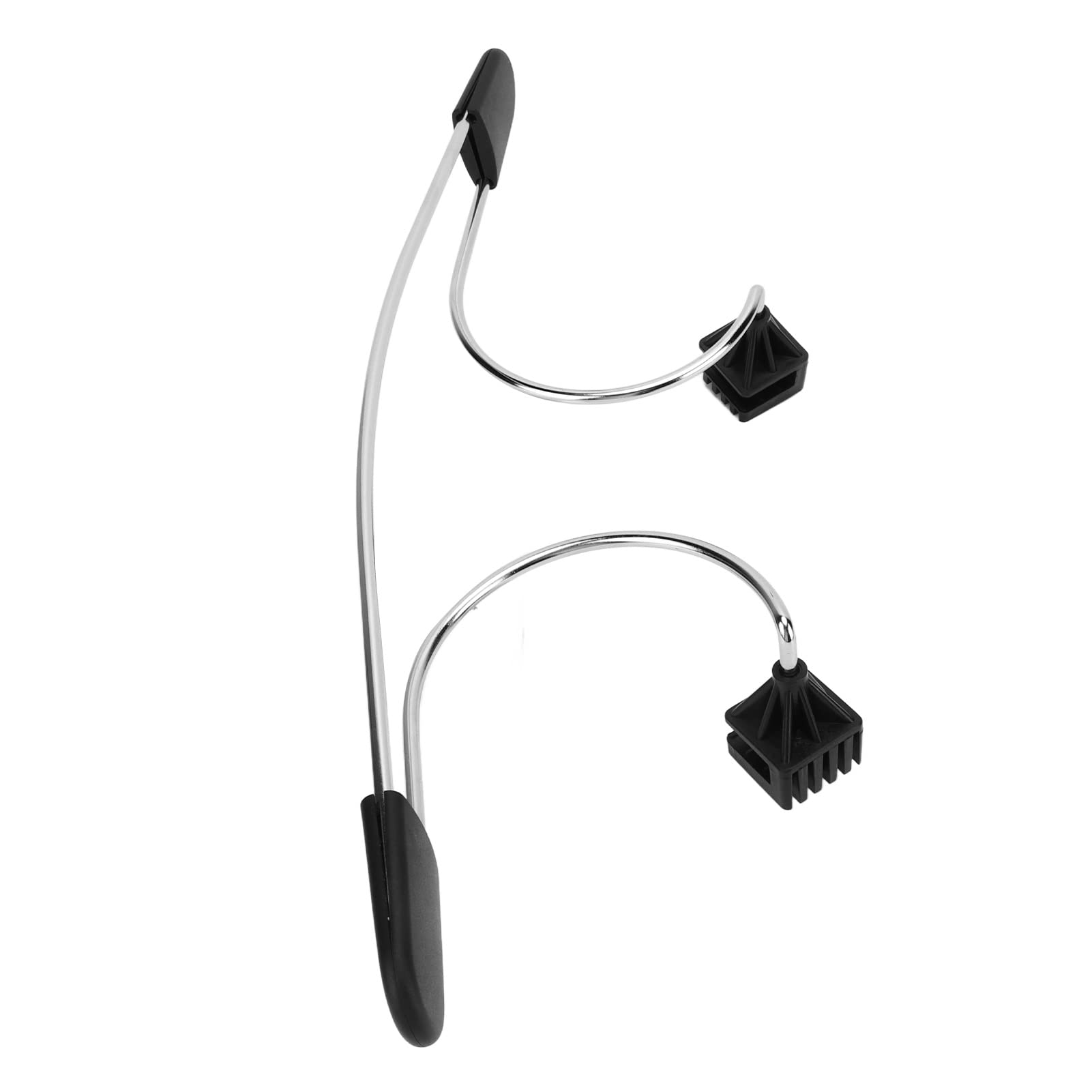 10PCS Plastic Clothes Hangers, 40cm Coat Hanger Glitter Transparent Crystal Seamless Clothes Racks for Closet Wardrobe (Silver Glitter)