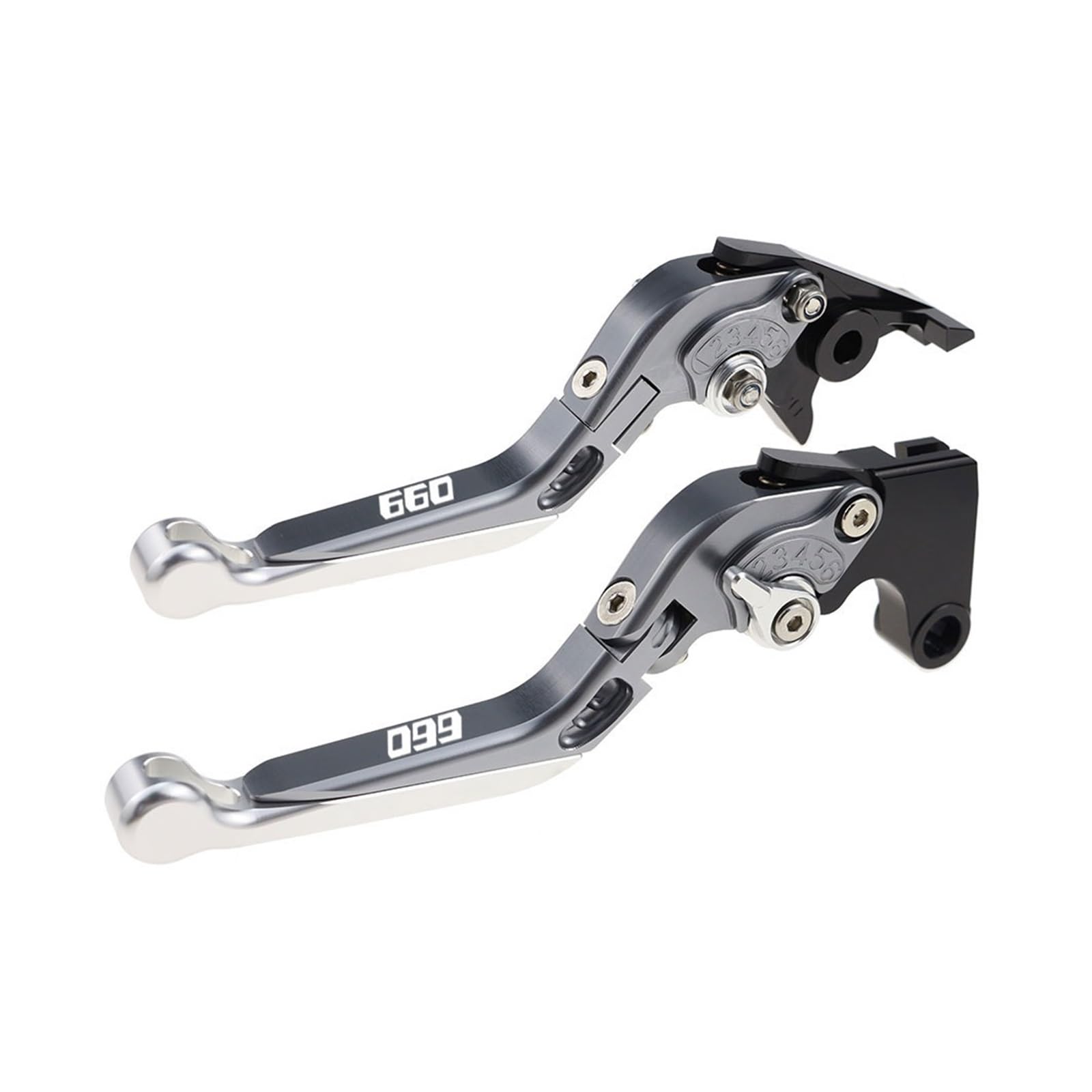 PONNYC Manija Palancas Embrague Freno Extensible Plegable Ajustable Para Motocicleta Para Tiger 660 Sport 2022-2023 Para Trident 660 2021-2022 Moto Embrague Maneta Freno (Color : 14)