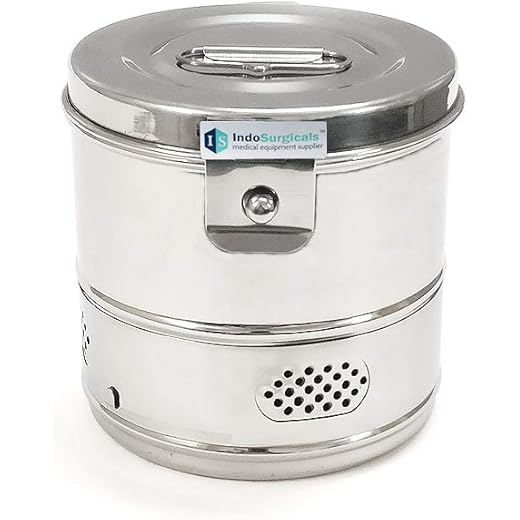 IndoSurgicals Dressing Drums 6 X 6