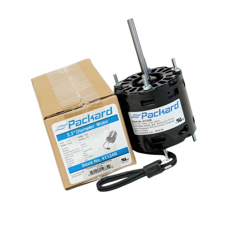 41124B, 5008SS Packard Refrigeration Cooler Evaporator Motor for Bohn Fasco 7163-7217, 7163-8722, 716337217, 71639384, D1124