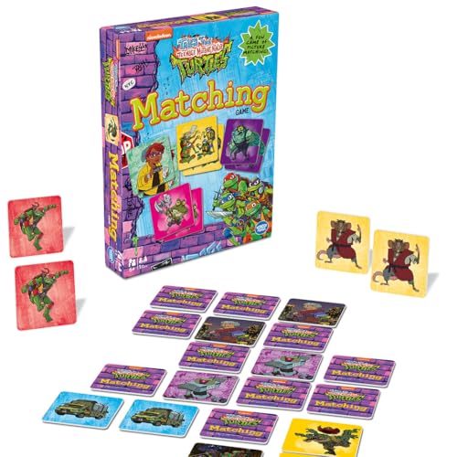 Juego de mesa TMNT Matching para niños 3-5 años miniatura 1