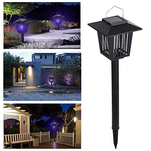 Lixada Solar Landscape Spotlights,2-in-1 Waterproof Solar Powered LED Light Electric Lamp for Yard