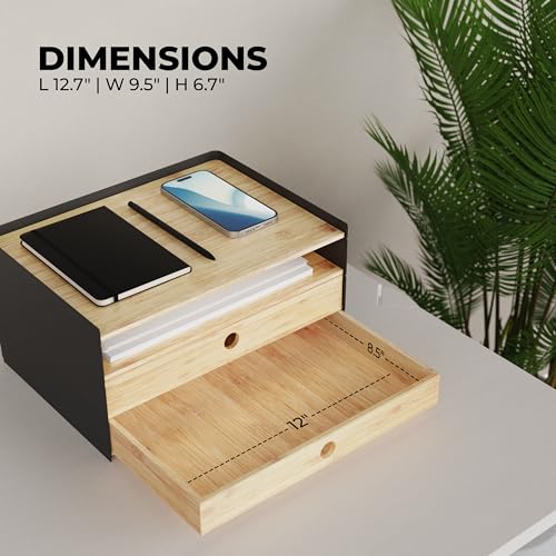 Prosumer'S Choice PRCH-000173 Desktoporganizer-1Drawer Prosumer'S Choice Desk Paper Organizer Tray Wood thumb #2