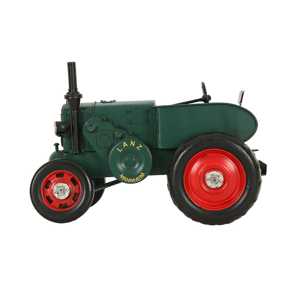 Modèle de tracteur vintage pour rompre la monotonie d'un salon moderne