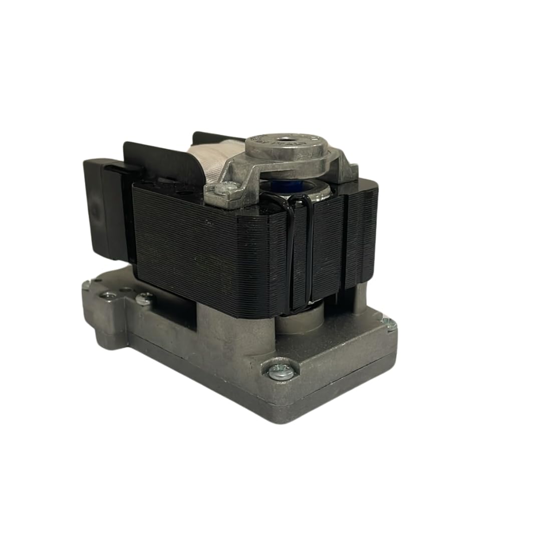 Motorreductor Kenta para estufas de pellets (COD: K9115006). Velocidad: 1,5 RPM, diámetro del eje: 8,5 mm (ref. INT. 2069)