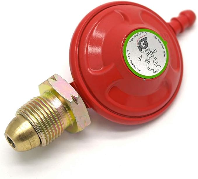 Propane Gas Regulator 37mbar BBQ Camping Carvaning Plumber Amazon.co
