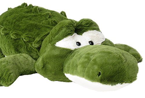 Wagner 6023 - XXL Plüschtier Krokodil Alligator - 115 cm Gross Plüschkrokodil Stoffkrokodil Plüsch