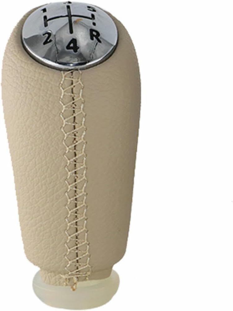 GZNBB Car Manual Gear Shift Knob Boot Cover Gaiter Lever Shifter Handle Stick, for RENAULT SCENIC MK2 2003-2009