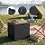 EFU Outdoor Storage Box 38 Gallon Deck Box (Indoor & Outdoor) Lockable UV Resistance Waterproof Resin Storage Bin Storage Box for Outdoor,Patio Storage(Black)