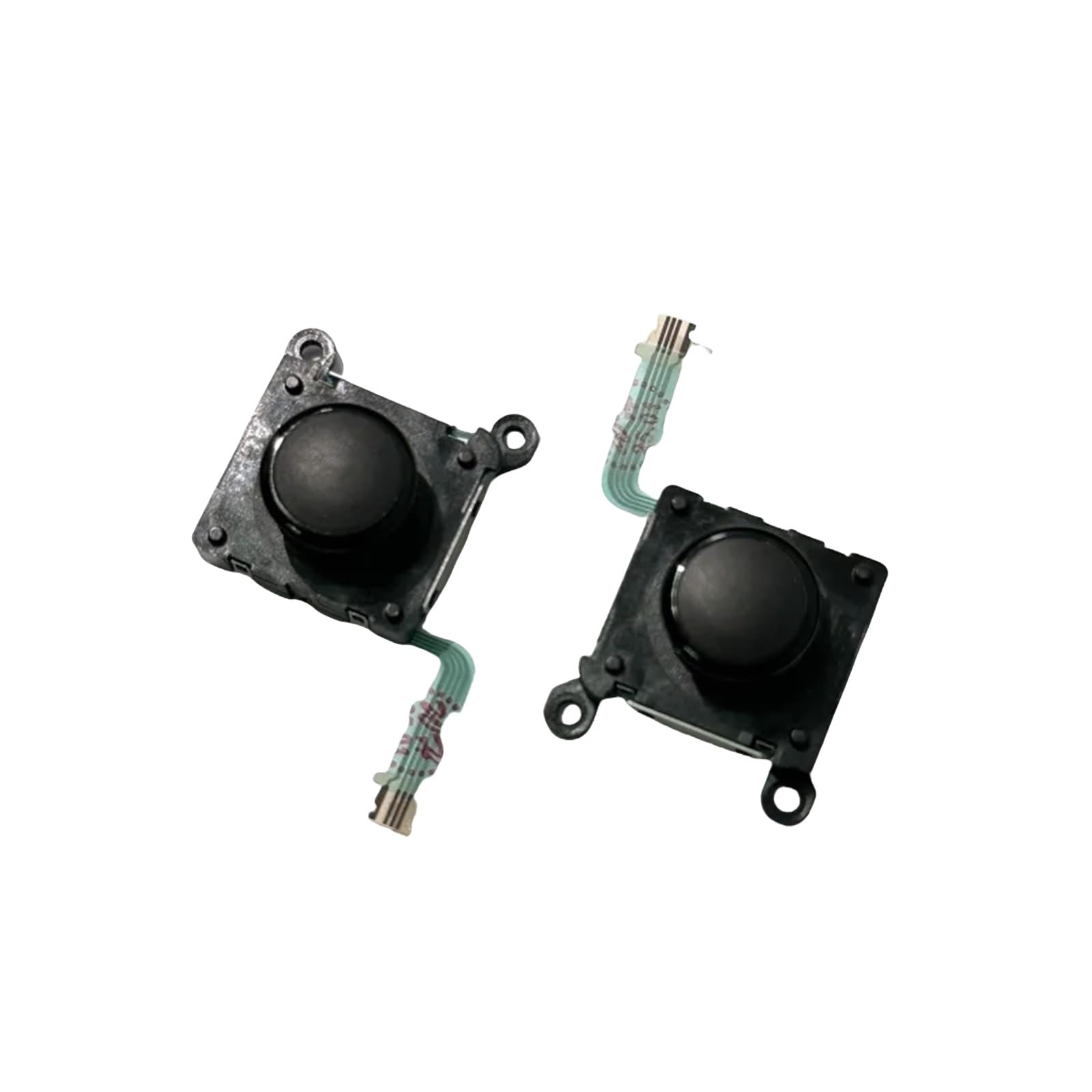 10 pezzi/lotto Joystick analogico 3D Thumb Stick Nero Bianco, for PS Vita, for PS Vita, for PSV 2000(Black)