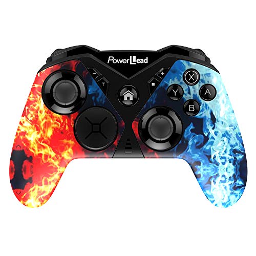 Pro Controller for Switch, PowerLead Wireless Gaming Controller Six-axis Dual Vibration Gamepad