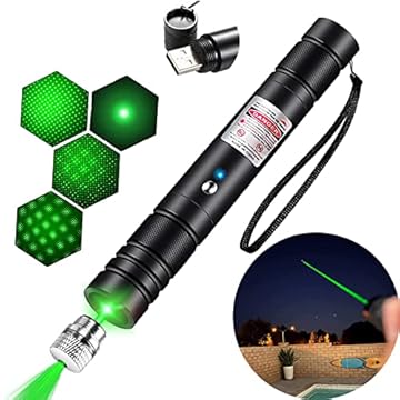 green hand held laser