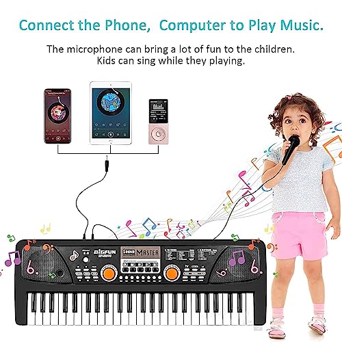M zimoon Tastiera Pianoforte, 49 Tasti Tastiera