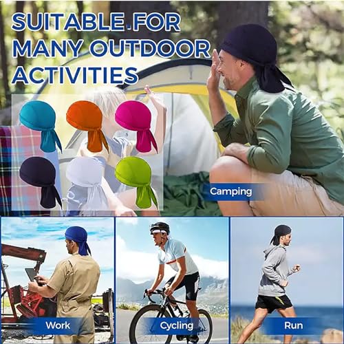 Image of Sweat Wicking Doo Rag - Breathable Cooling Liner for Men and Women