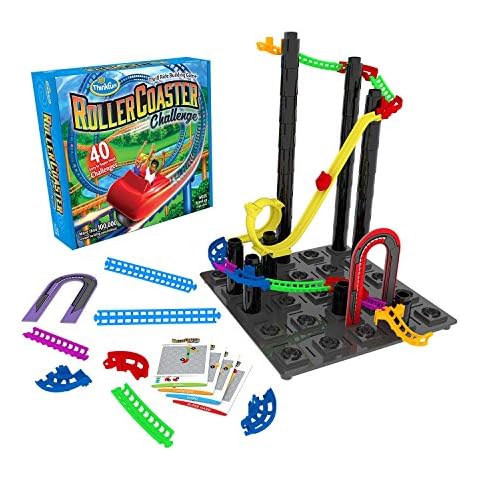 ThinkFun Roller Coaster Challenge STEM Toy and Building Game for Boys and Girls Age 6 and Up – TOTY Game of the Year Finalist Cover