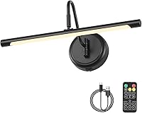 Vista 10 de JOOSENLUX Luces de Pared Modernas a Batería Bronce Antiguo Luces Inalámbricas para Cuadros de Pared de 16.5 Pulgadas Regulables Luces Bajo Encimera