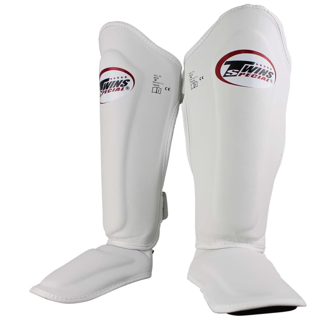 Twins Special SGL7 Shin Guards - White - Size M โ image 1