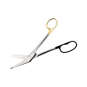 Lister Bandage Scissors 8" Large Ring Super Sharp - Tungsten Carbide
