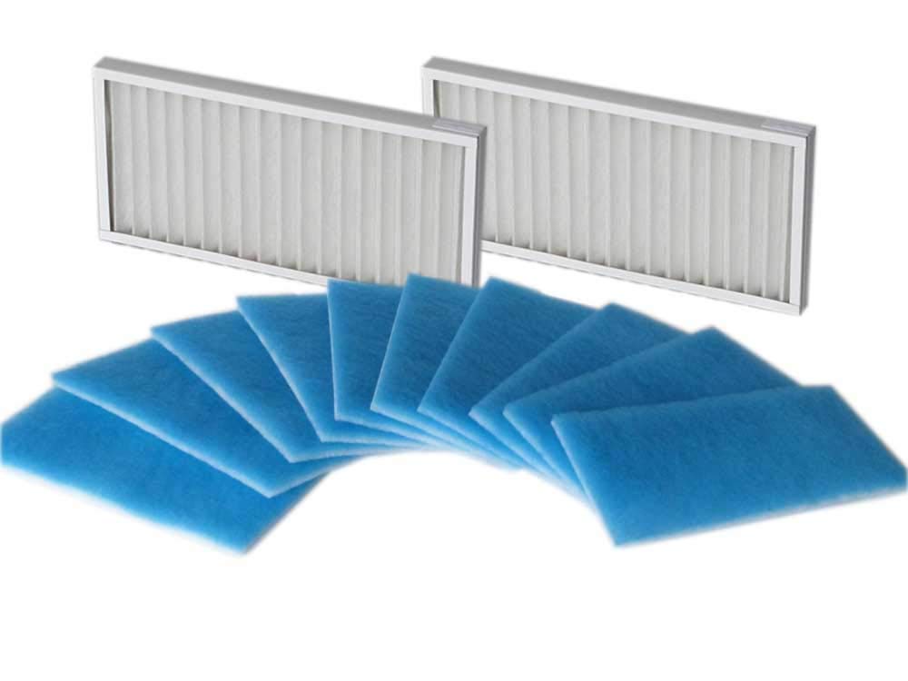Alternativo G4/M5 Juego de filtros para tecalor ThZ 504 (12 filtros de recambio)