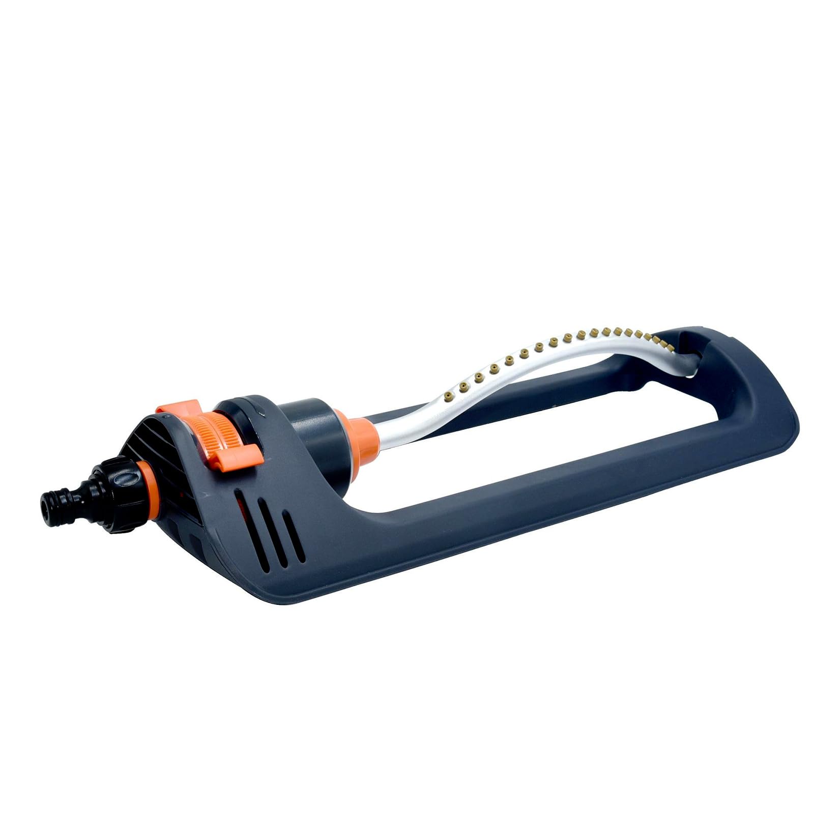 Irrigatore oscillante, irrigatore per prato, 19 fori, 4 livelli regolabili | Sistema di irrigazione automatico, irrigatore da giardino, sprinkler grande area di 180 gradi, per prato, orto, piante