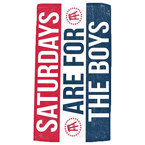 SATURDAYS ARE FOR THE BOYS Beach Towel from Barstool Sports, Perfect for Tailgating