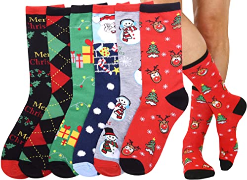 Image of ToBeInStyle Women's Pack of 6 or 12 Fashion Printed Crew Socks