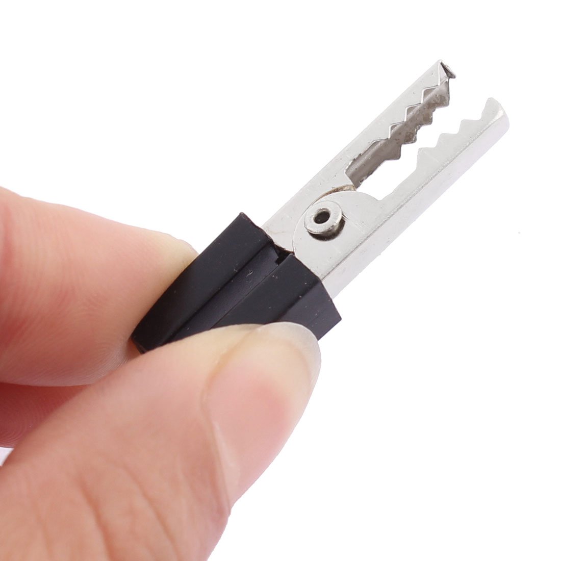 uxcell 60pcs 30mm Pre-Insulated Multimeter Test Work Alligator Clip Clamp