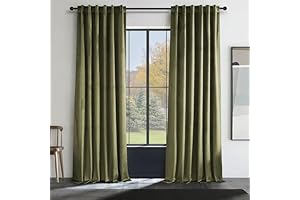Olive Green Velvet Curtains: Topfinel's Premier Window Treatment