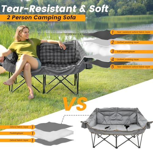 Carpa Inflable Portátil con Silla Doble para Camping miniatura 7