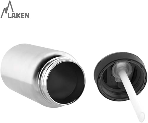 Miniatura 7 de Laken Summit - Botella de agua aislada para niños con tapa de popote deportivo y cerradura, acero inoxidable de doble pared, a prueba de fugas, 17