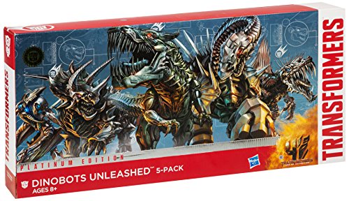 Transformers Age of Extinction Dinobots Unleashed 5-Pack PACK PLATINUM EDITION by Hasbro