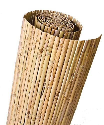 DE-COmmerce Robuster Sichtschutz Zaun Bambus DIAN extra gehärtet, Balkonsichtschutz Gartenzaun Sichtschutzzaun für Garten, Terrasse, Balkon (HxB) 200 x 500 cm