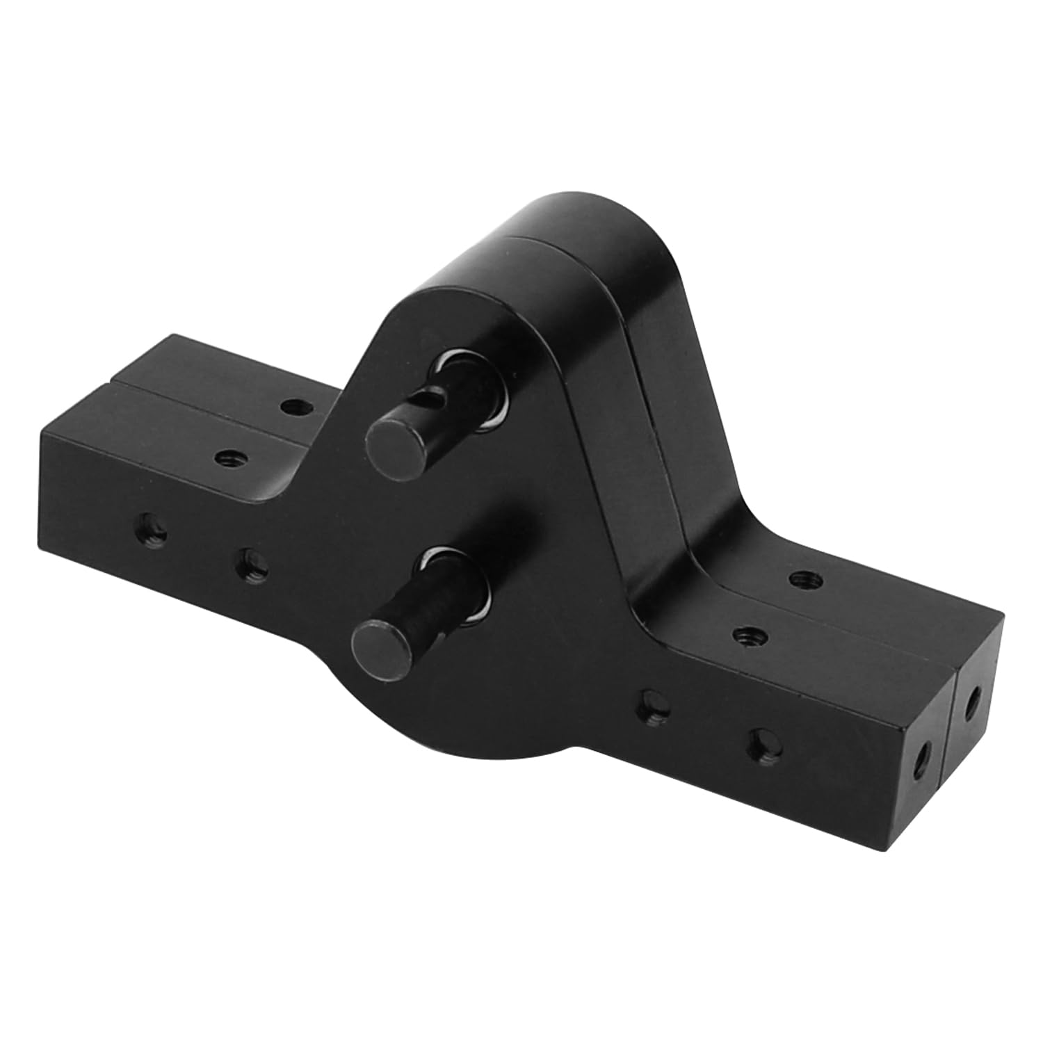 Pothyes RC Transfer Case, Metal Transfer Case with Gear for 1/10 D90 D110 Axial SCX10 RC Crawler Car Model Accessories (Black)