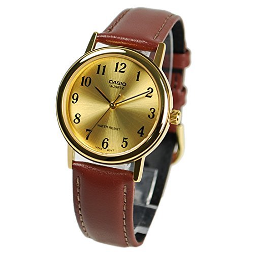 �J�V�I CASIO �r���v ���s�A���i �A�i���O �x�[�V�b�N �����Y MTP-1095Q-9B1 �S�[���h/�u���E�� [���v] [���v]