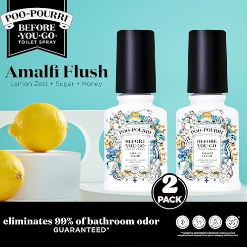 Image of Poo Pourri Original Before You Go Spray 2 oz Amalfi Flush - 2 Pack