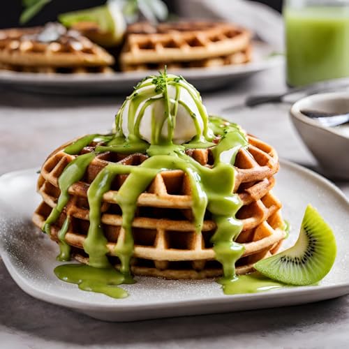 Kiwi Dessertsauce | Verführerischer Topping in einer 600g - Flasche | Delicia Dessertsoße - Vielseitige Verwendung - Entfalten Sie Ihre Kreativität