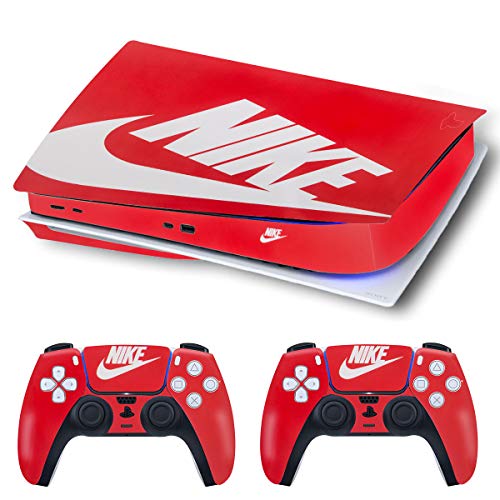 PS5 Skin for Console and Controller Skin Vinyl Sticker Decal Cover for Playstation 5 Console and Controllers - Compatible with Playstation 5 Digital Edition - Sport Fashion