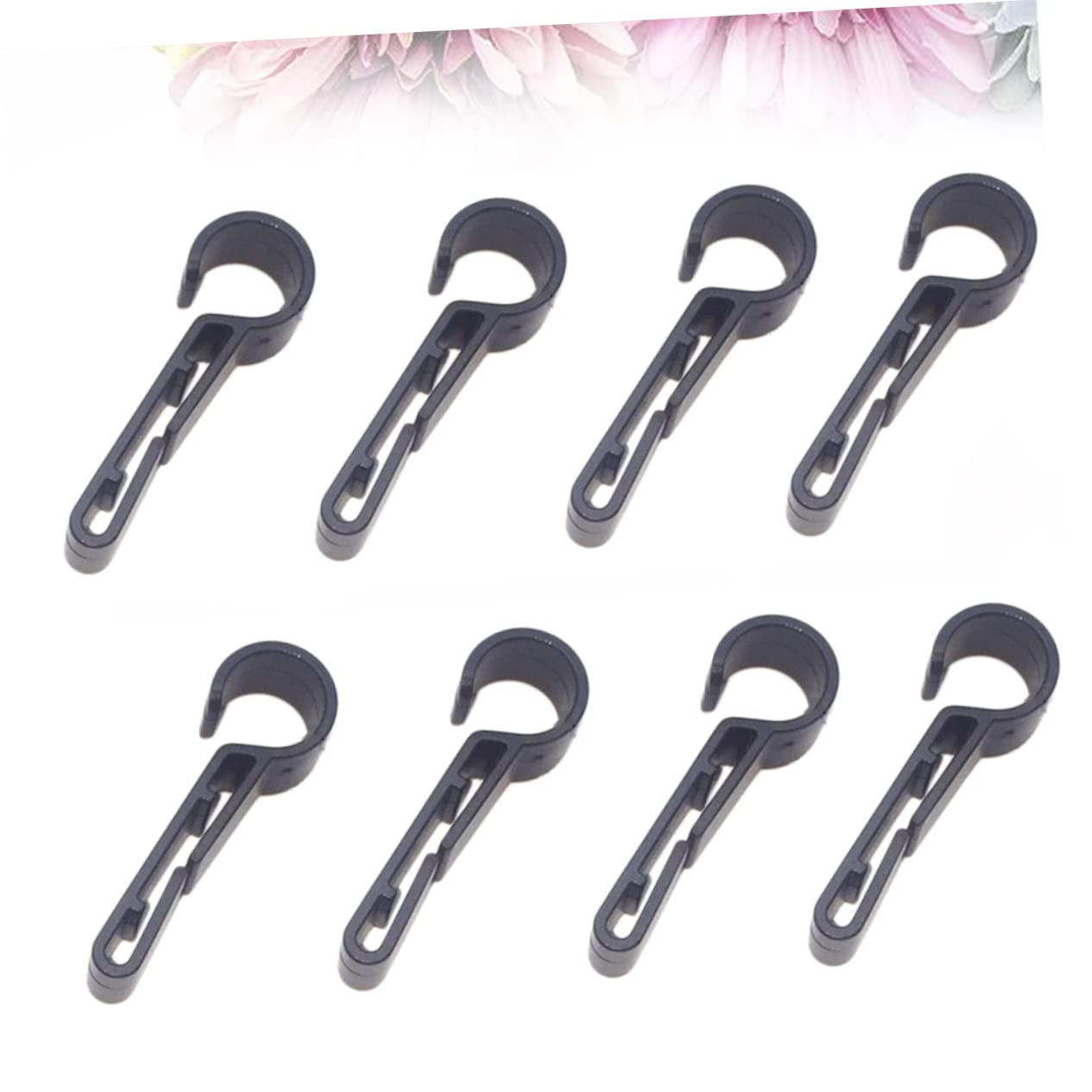CLISPEED Set Di Fissaggio Per Luci Per Casco Nere Fermagli