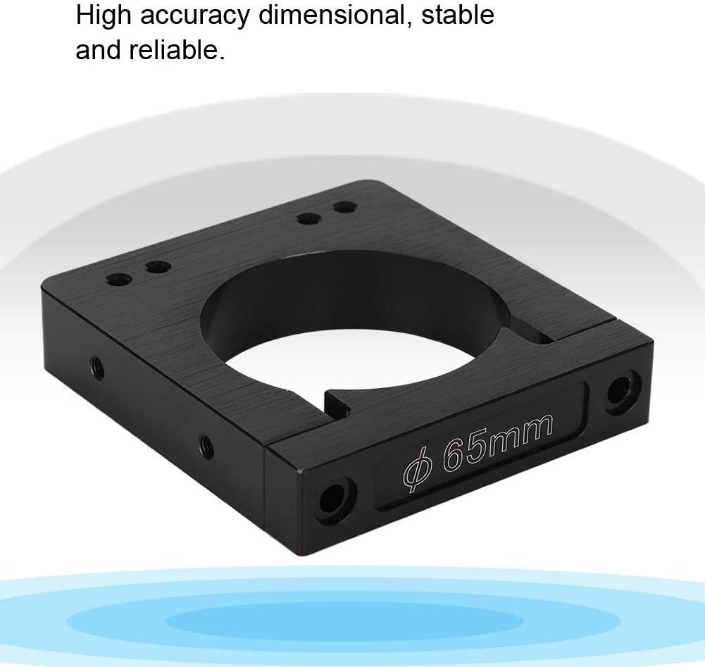 Spindle Motor Holder, CNC Motor Bracket 52/65/71mm Aluminum Shaft Spindle Motor Mount Kit for CNC Router Engraving Machine (65mm)