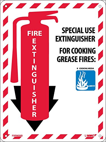 NMC FXPMSKR Special USE Extinguisher Sign - 9 in. x 12 in. Rigid Plastic Fire Extinguisher Safety Sign with Graphic