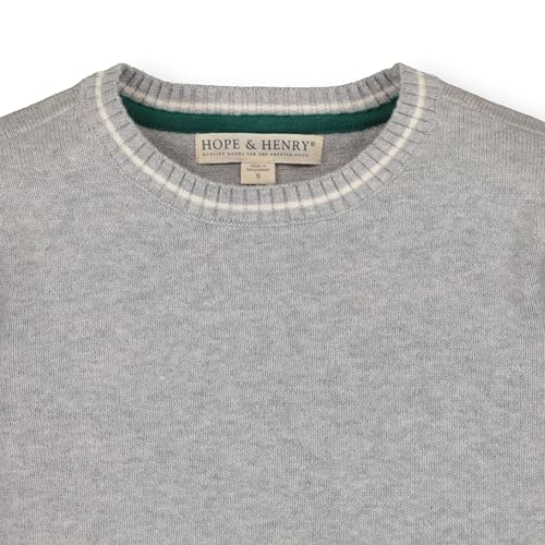 Image of Hope & Henry Boys' Long Sleeve Crew Neck Pullover Sweater